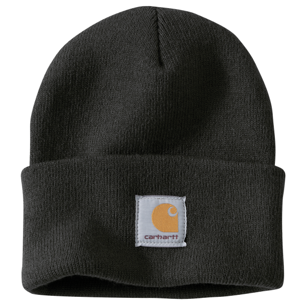 Carhartt Knit Cuffed Beanie, Black