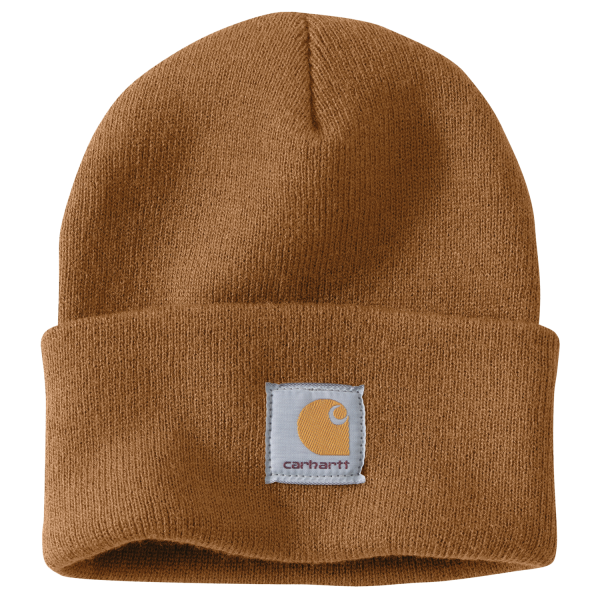 Carhartt Knit Cuffed Beanie, Carhartt Brown
