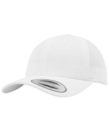 FlexFit Cap Curved Classic Snapback, weiss