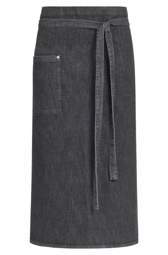 Greiff Bistro-Schürze 100x80, black denim, 100x80