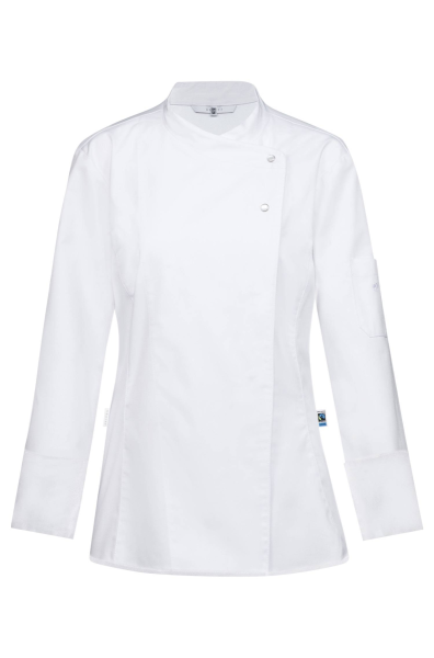 Greiff Damen-Kochjacke Langarm Regular Fit, weiss