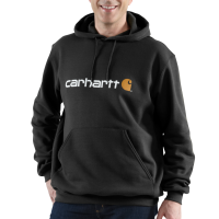 Carhartt Signature Logo Sweatshirt, Black