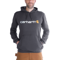 Carhartt Signature Logo Sweatshirt, Carbon Heather