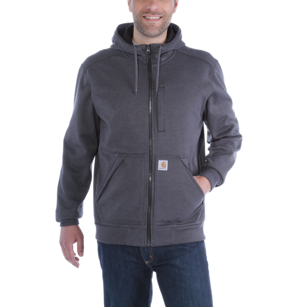 Carhartt Wind Fighter Hooded Sweatshirt, Carbon Heather