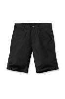 Carhartt Rugged Stretch Canvas Short, Black, W30