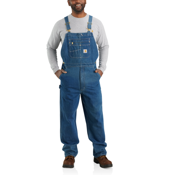 Carhartt Loose Fit Denim Bib Overall, Darkstone, W3