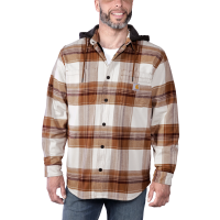 Carhartt Flannel Sherpa-lined Shirt Jac, ® Brown