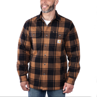 Carhartt Flannel Sherpa-lined Shirt Jac, ® Brown, S