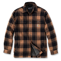 Carhartt Flannel Sherpa-lined Shirt Jac, ® Brown, S