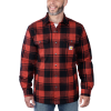 Carhartt Flannel Sherpa-lined Shirt Jac, Red Ochre