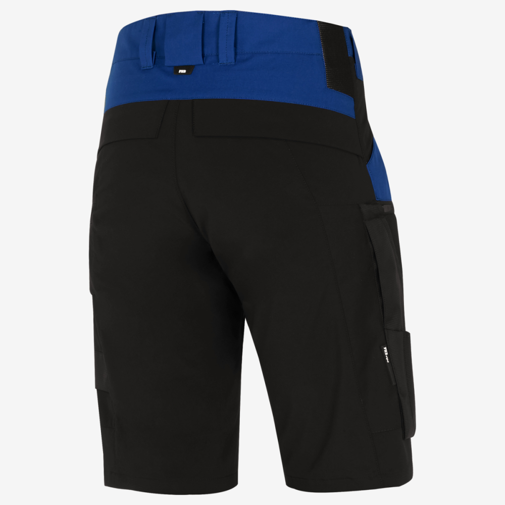 FHB KIM Bermuda elastisch, royalblau-schwarz, Gr. 50