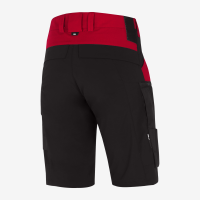 FHB KIM Bermuda elastisch, rot-schwarz, Gr. 58