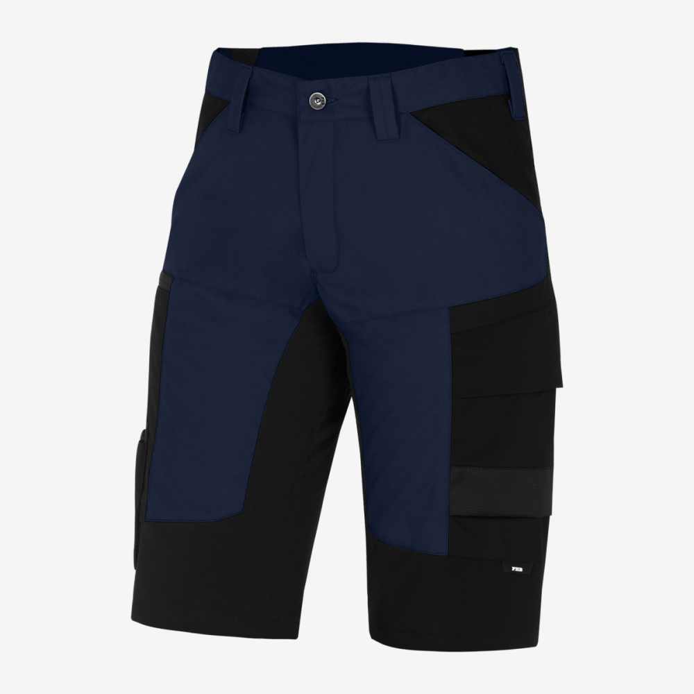 FHB KIM Bermuda elastisch, marine-schwarz, Gr. 56