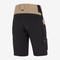FHB KIM Bermuda elastisch, beige-schwarz, Gr. 64