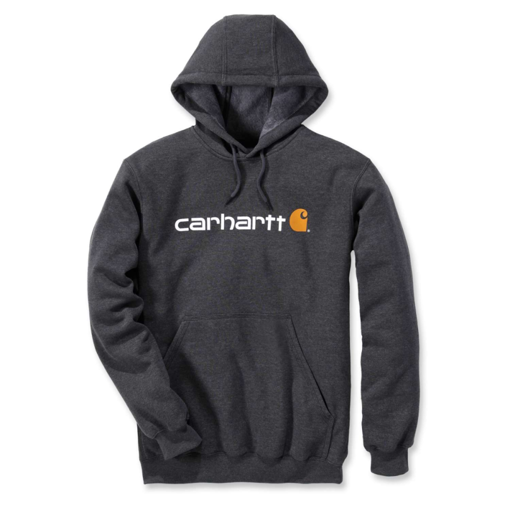 Carhartt Signature Logo Sweatshirt, Heather Grey