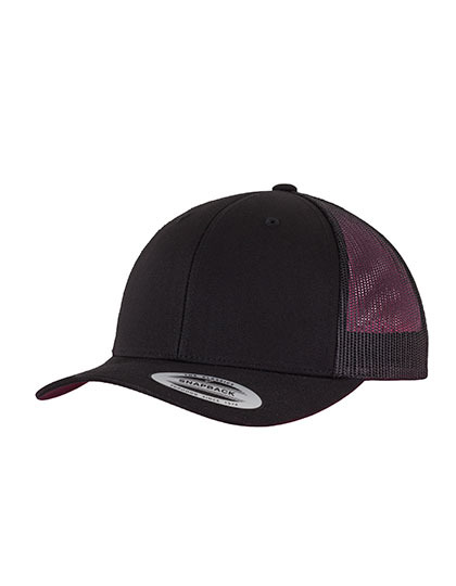 FlexFit Cap Retro Trucker, schwarz