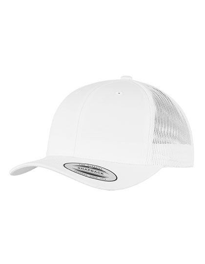 FlexFit Cap Retro Trucker, weiss