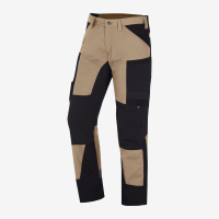 FHB MIO Arbeitshose elastisch, beige-schwarz, Gr.