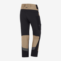 FHB MIO Arbeitshose elastisch, beige-schwarz, Gr.