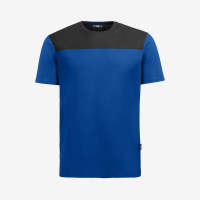 FHB KNUT T-Shirt Herren, royalblau-schwarz, Gr. XL