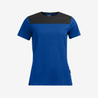 FHB KIRA T-Shirt Damen, royalblau-schwarz, Gr. 4XL