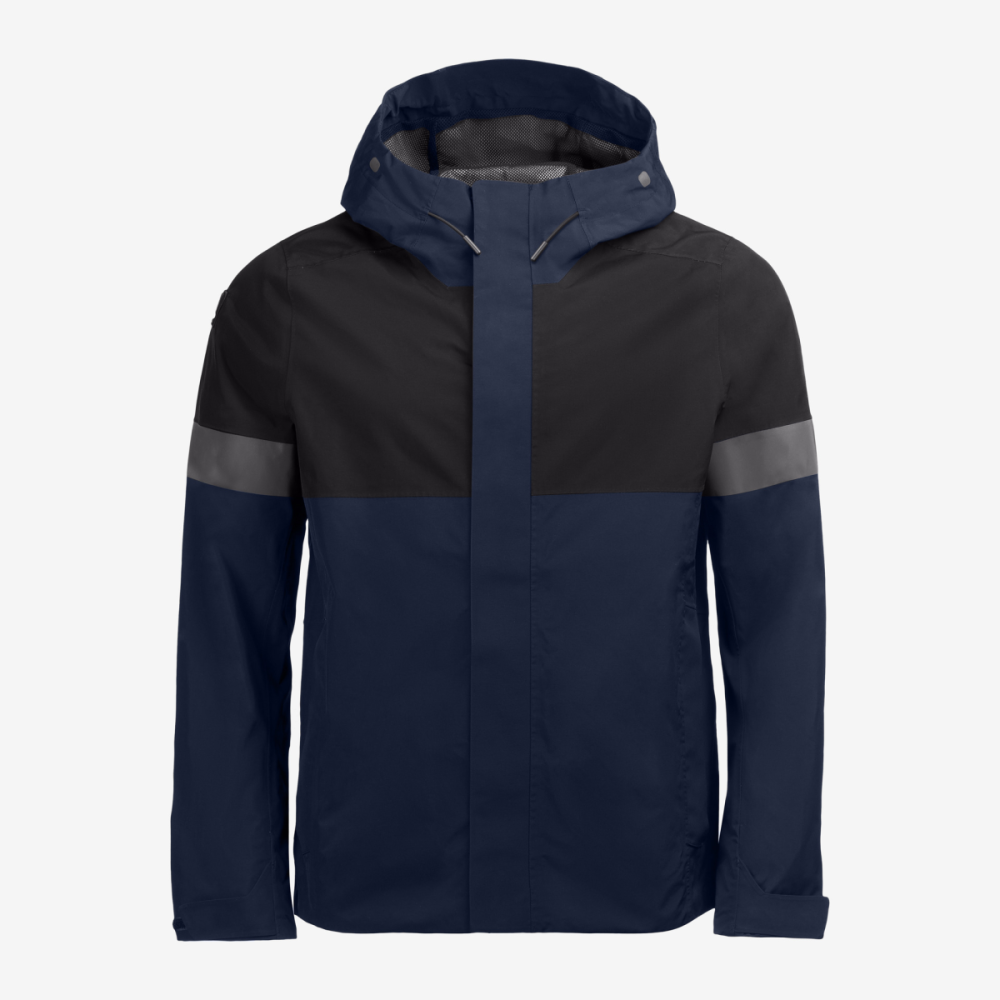 FHB LUCA Regenjacke, marine-schwarz, Gr. XS