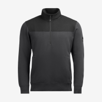 FHB ROB Zip-Sweatshirt, anthrazit-schwarz, Gr. S