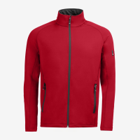 FHB KUNO Fleece-Jacke, rot, Gr. M