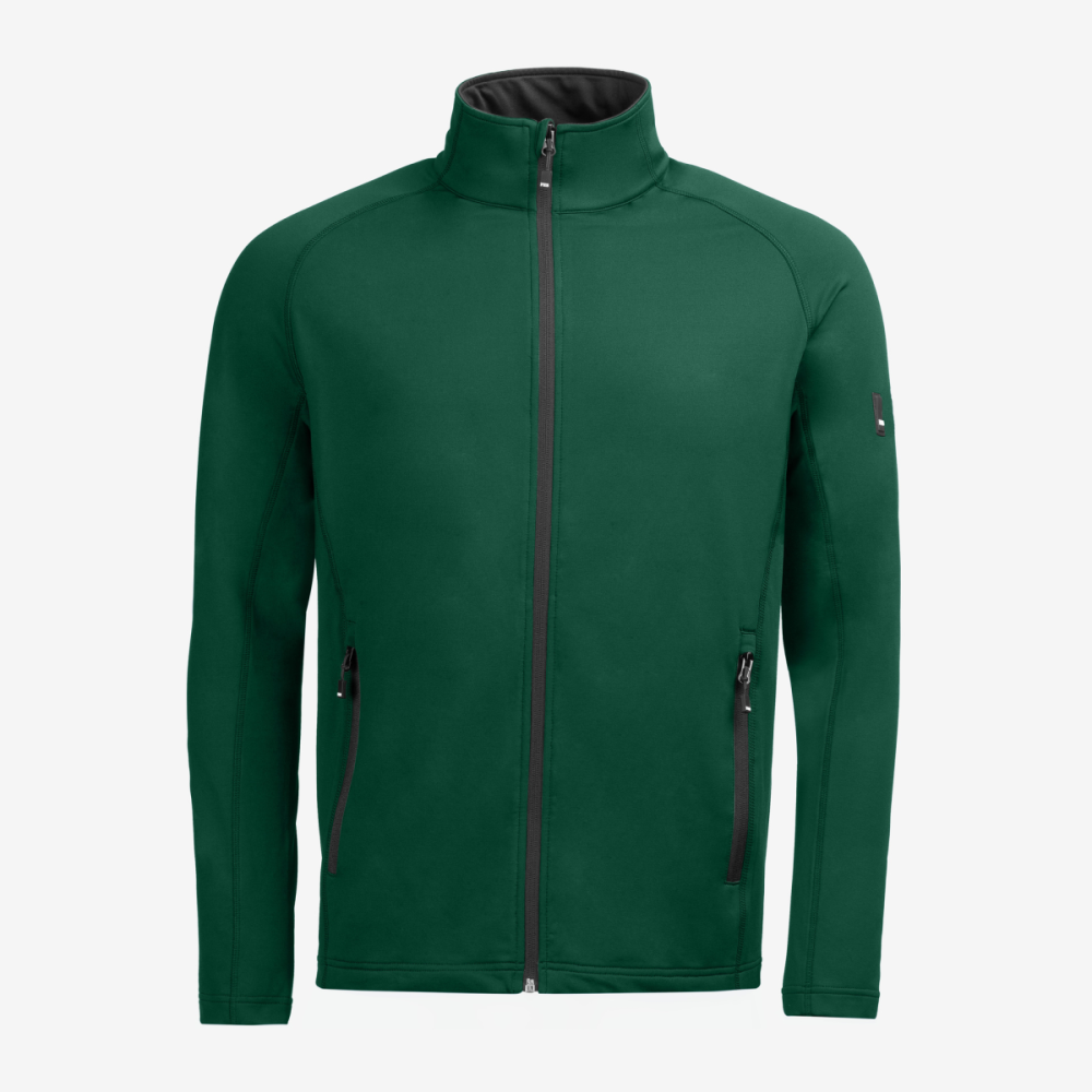 FHB KUNO Fleece-Jacke, grün, Gr. S