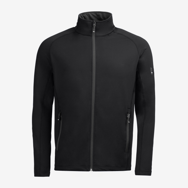 FHB KUNO Fleece-Jacke, schwarz