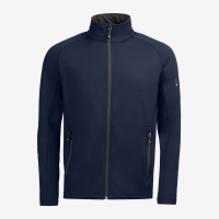FHB KUNO Fleece-Jacke, marine, Gr. S
