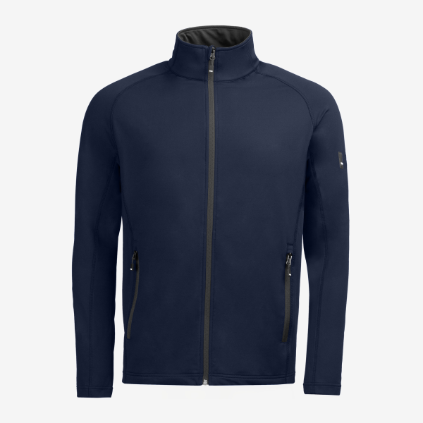 FHB KUNO Fleece-Jacke, marine