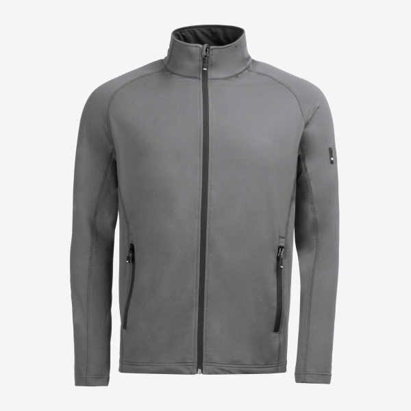 FHB KUNO Fleece-Jacke, grau