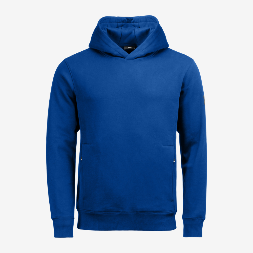 FHB BENNET Hoodie unisex, royalblau, Gr. S