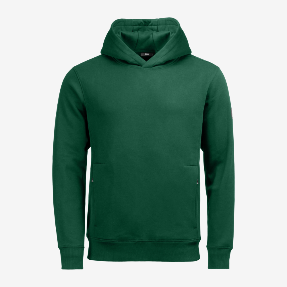 FHB BENNET Hoodie unisex, grün, Gr. S