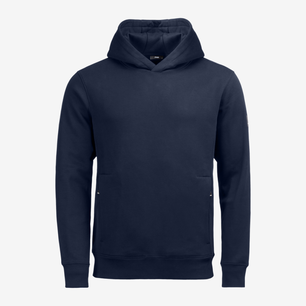 FHB BENNET Hoodie unisex, marine, Gr. S