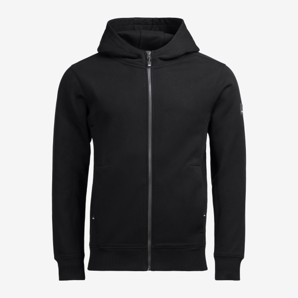 FHB QUENTIN Hoodie Jacke, schwarz, Gr. S