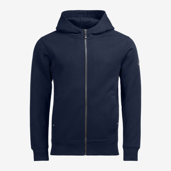 FHB QUENTIN Hoodie Jacke, marine, Gr. S