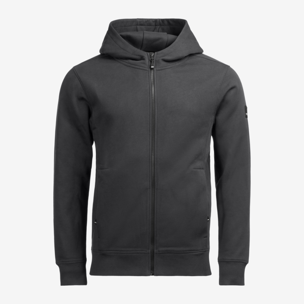 FHB QUENTIN Hoodie Jacke, anthrazit, Gr. 4XL