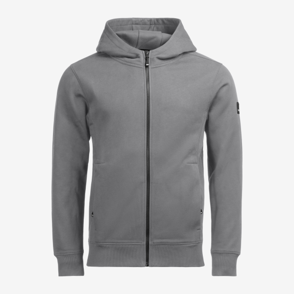 FHB QUENTIN Hoodie Jacke, grau, Gr. S